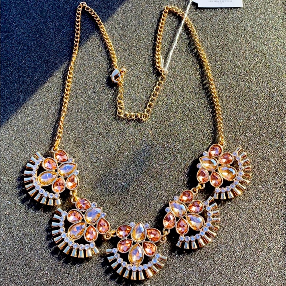 Parklane gold tone and crystal fashion necklace